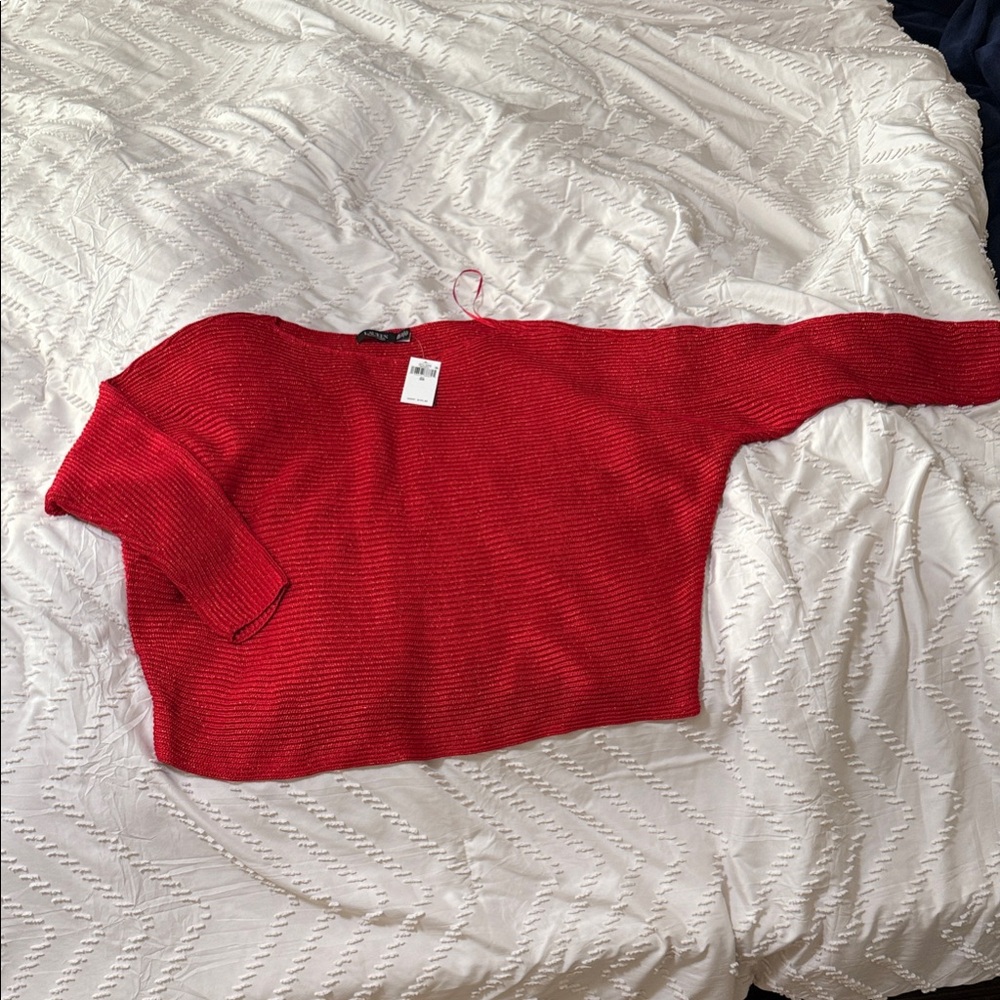 Ralph Lauren Vibrant Red Women's Sweater